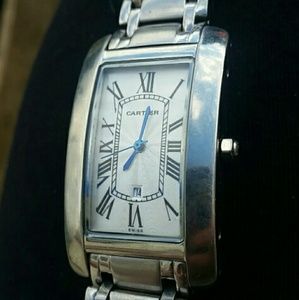 Cartier womens tank "anglaise" watch